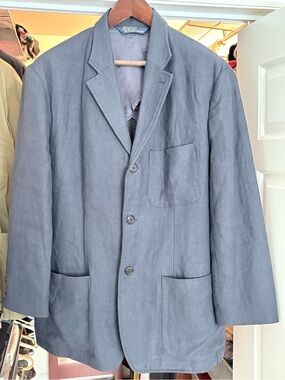 Polo Ralph Lauren, 3 patch pocket, 100% linen unstructured blazer